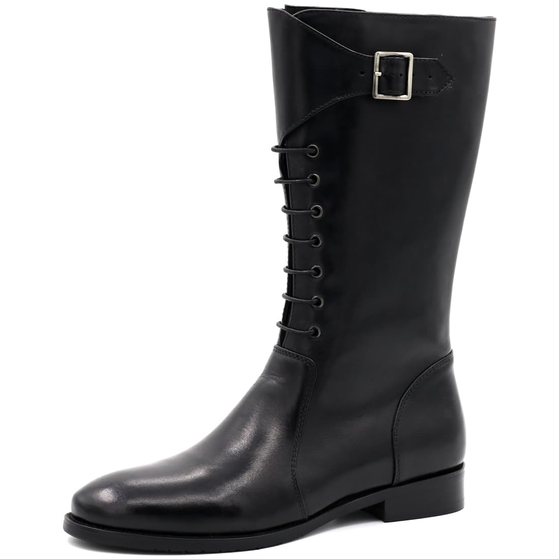 Botte cavalière sur-mesure cuir, zip intérieur