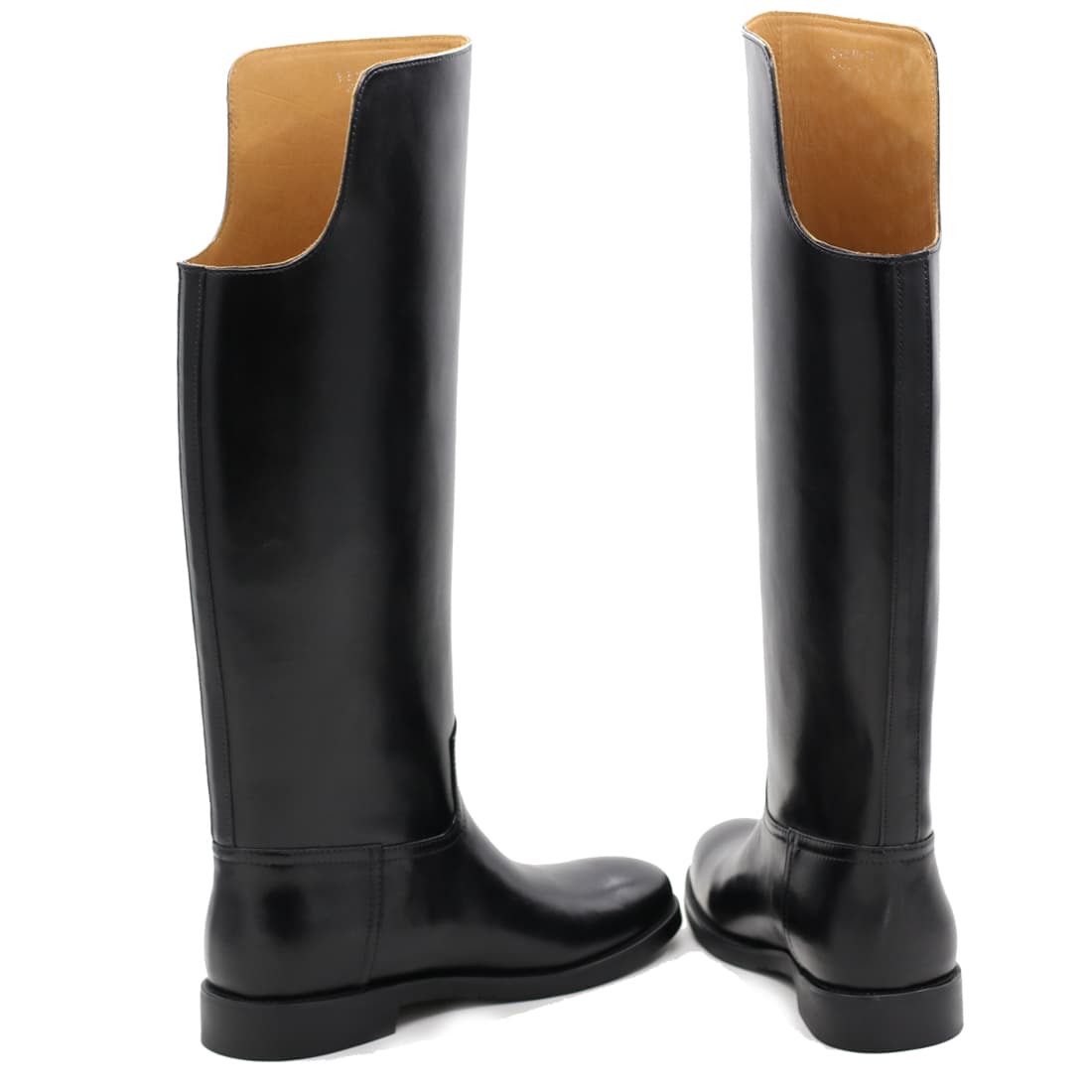 Botte cavalière sur-mesure cuir, sans zip