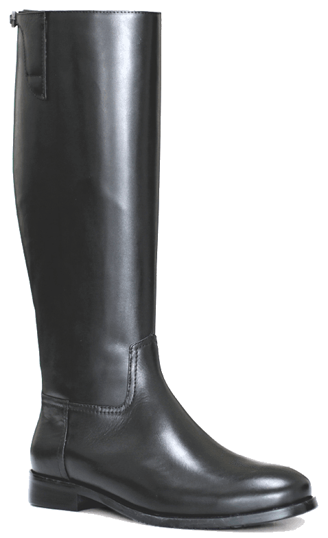 Bottes équitation cuir mollet large