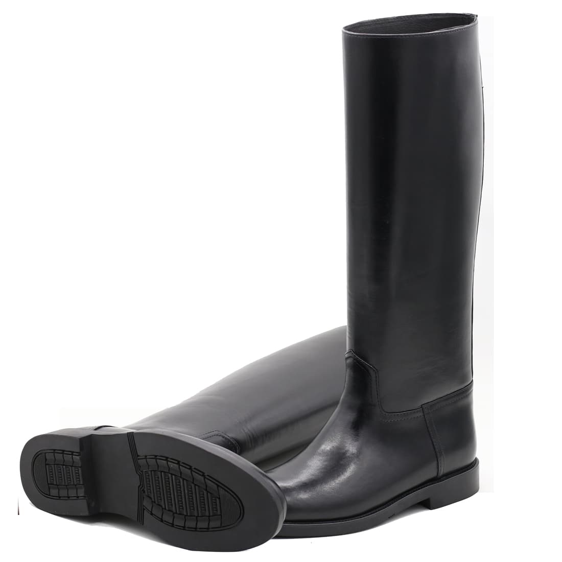 Botte cavalière sur-mesure cuir, zip au choix