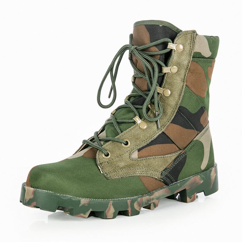 Bottes militaire camouflage pour homme