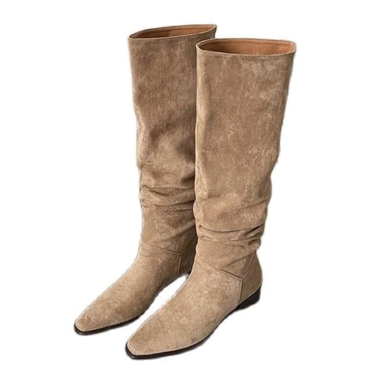 Bottes hautes et mollets larges pour femme