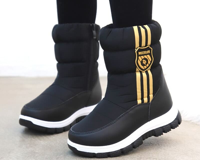 Bottes de neige en cuir pour filles