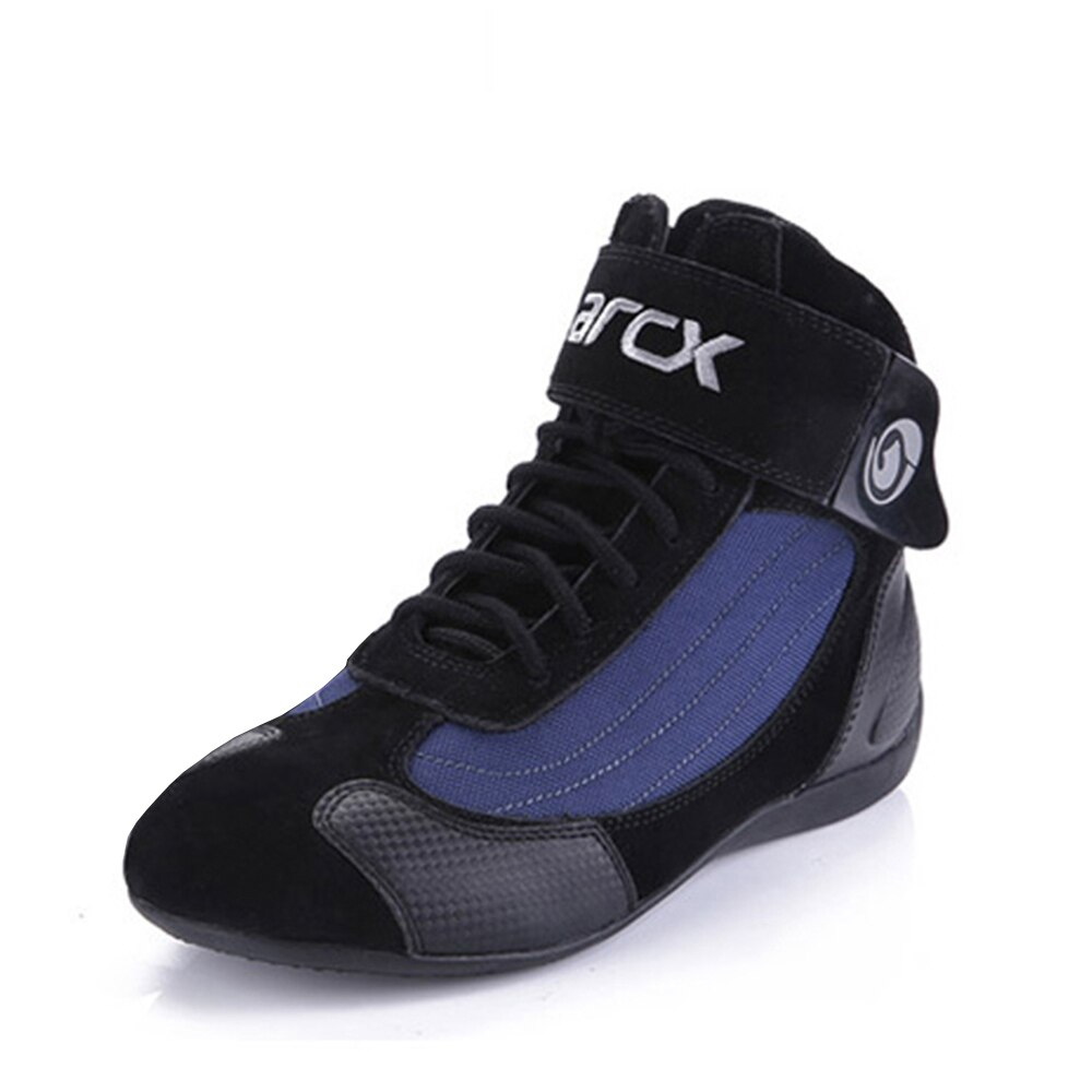 Bottes de moto d'été respirantes - Bleu