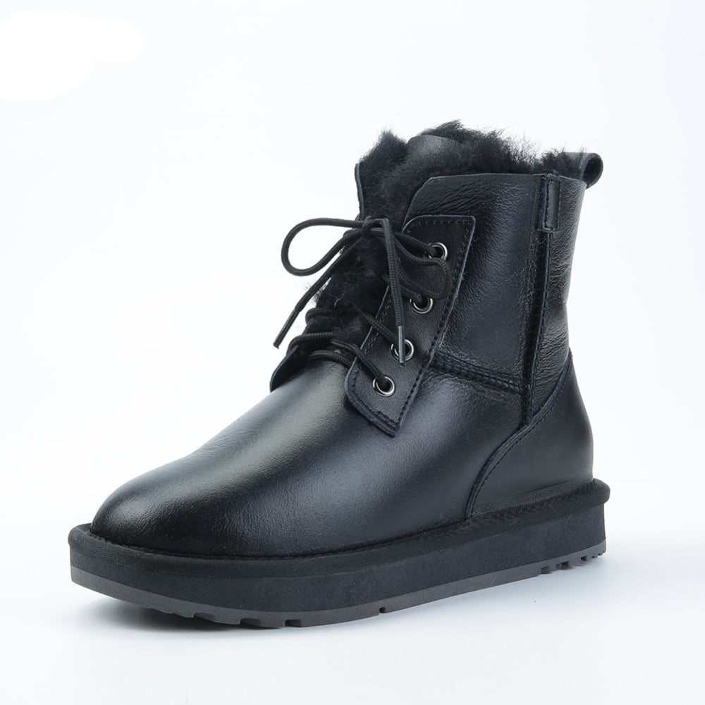 Bottes imperméables et chaudes en cuir