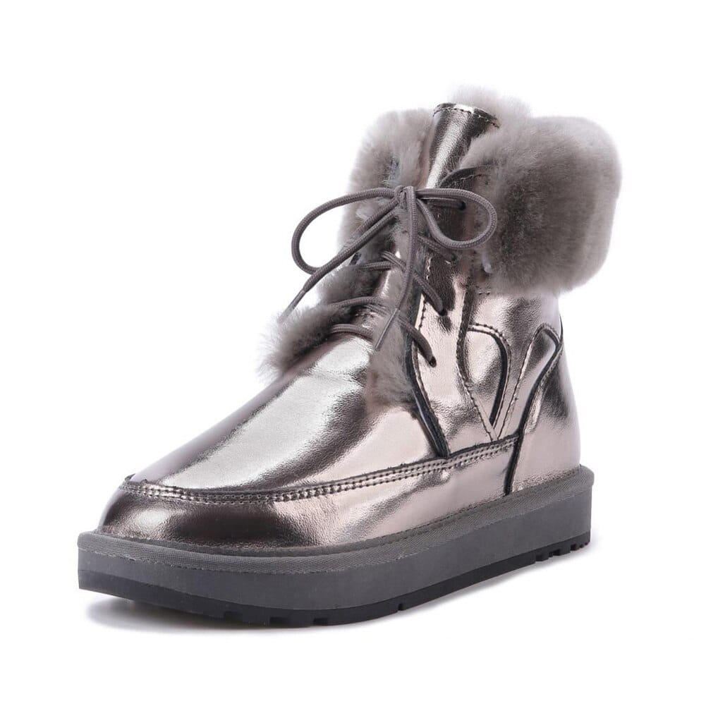 Bottes fourrées brillantes