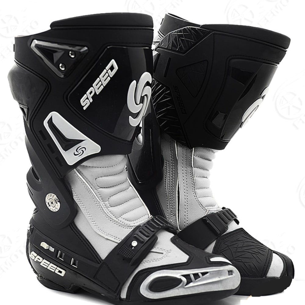 Bottes de moto pour homme ultra-résistantes