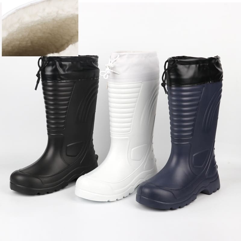 Bottes de pluie fourrées pour homme