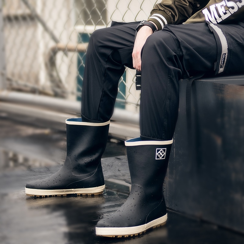 Bottes de pluie en caoutchouc pour homme