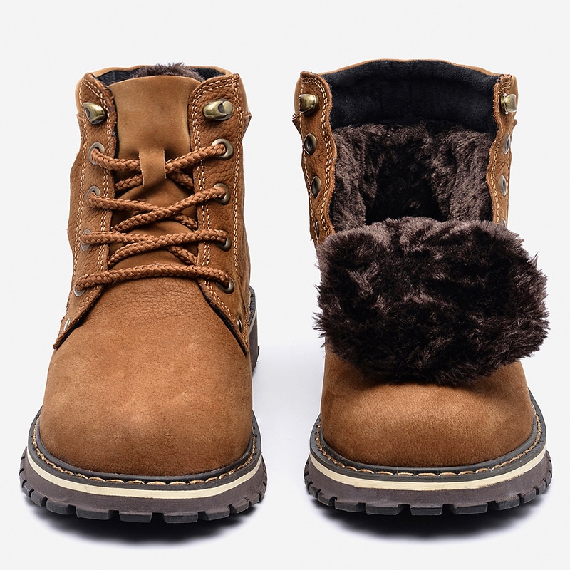 Bottes chaudes classiques en cuir