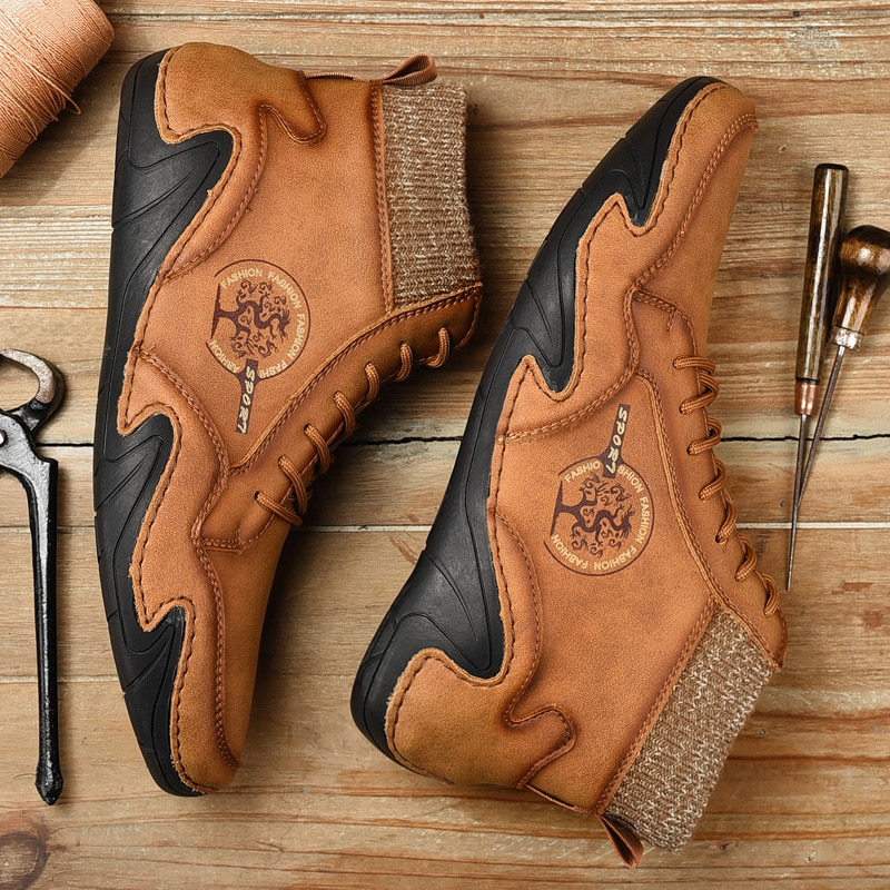 Bottes de neige antidérapantes et imperméables pour homme