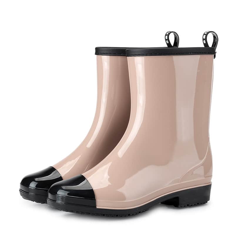 Bottes de pluie en caoutchouc imperméables pour femme
