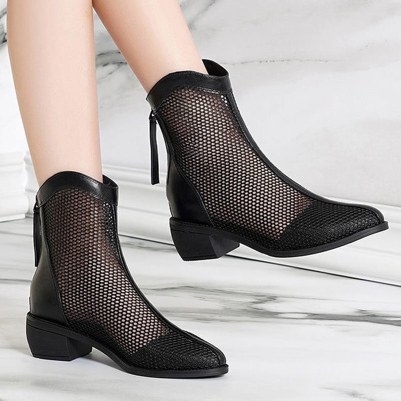 Bottines d'été en mesh