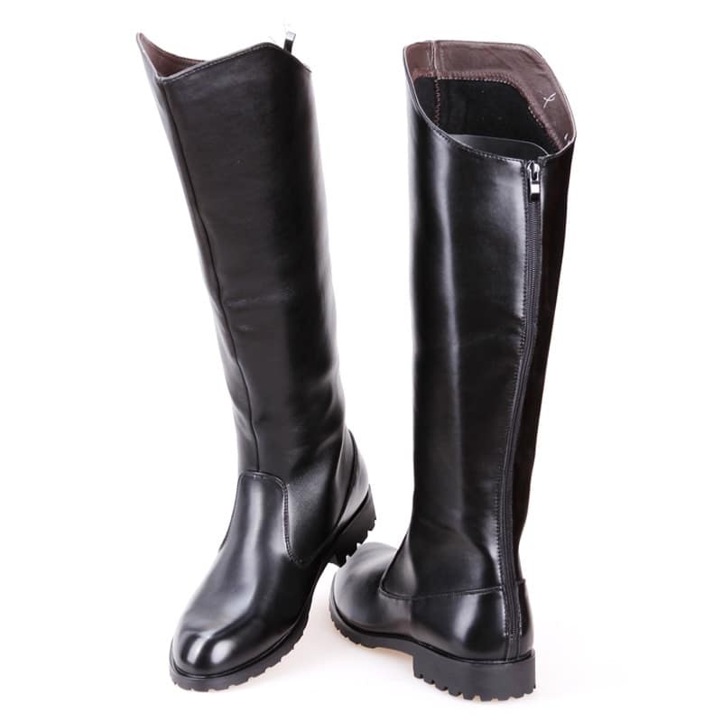 Bottes de cavalier à fermeture éclair pour hommes
