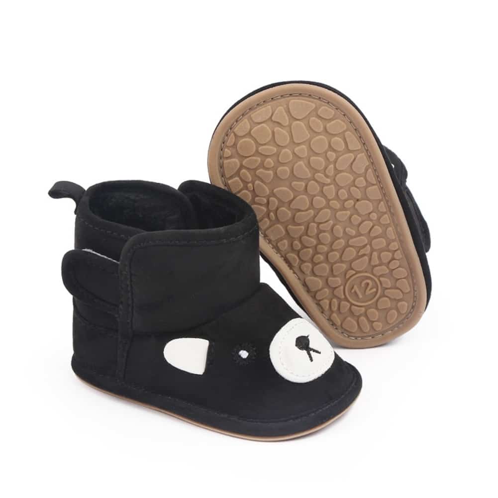 Bottines ourson bébé - Noir