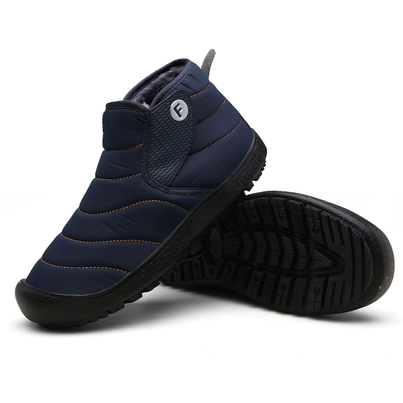 Bottines de neige après ski pour homme - Bleu
