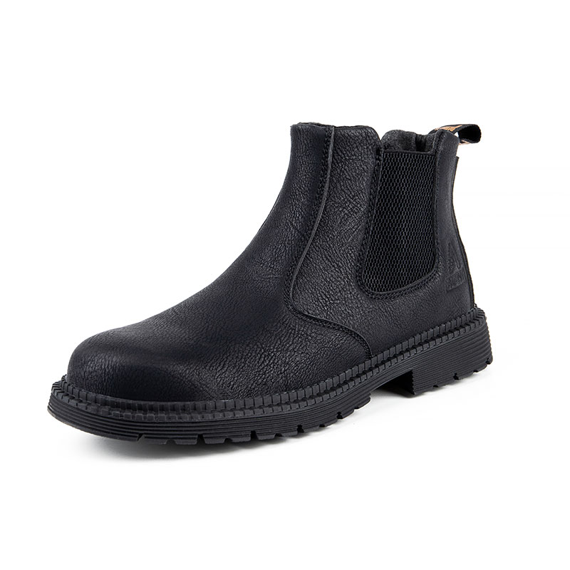 Bottes de chantier imperméables pour homme - Noir