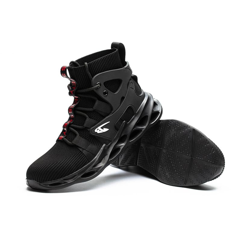 Bottes de sécurité indestructibles design sportif - Noir