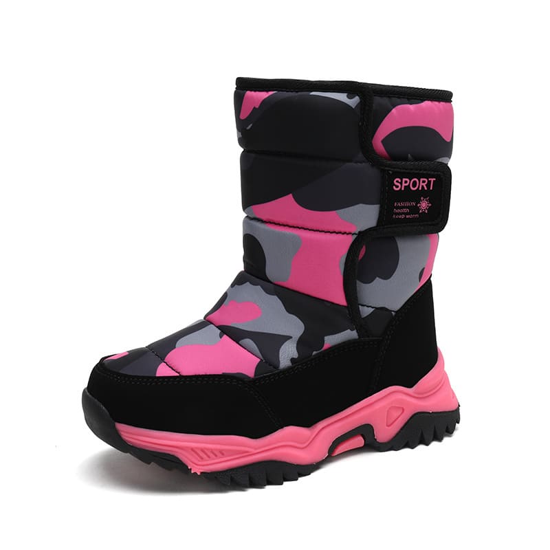 Bottes de neige pour garçons - Rose