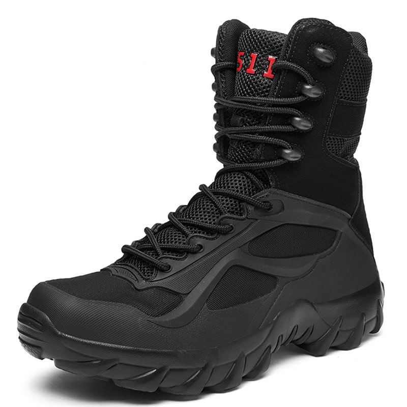 Bottes à lacets de travail pour homme
