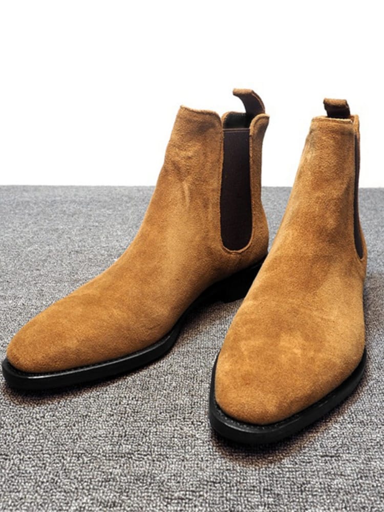 Bottes mi-haute de neige pour homme - Marron