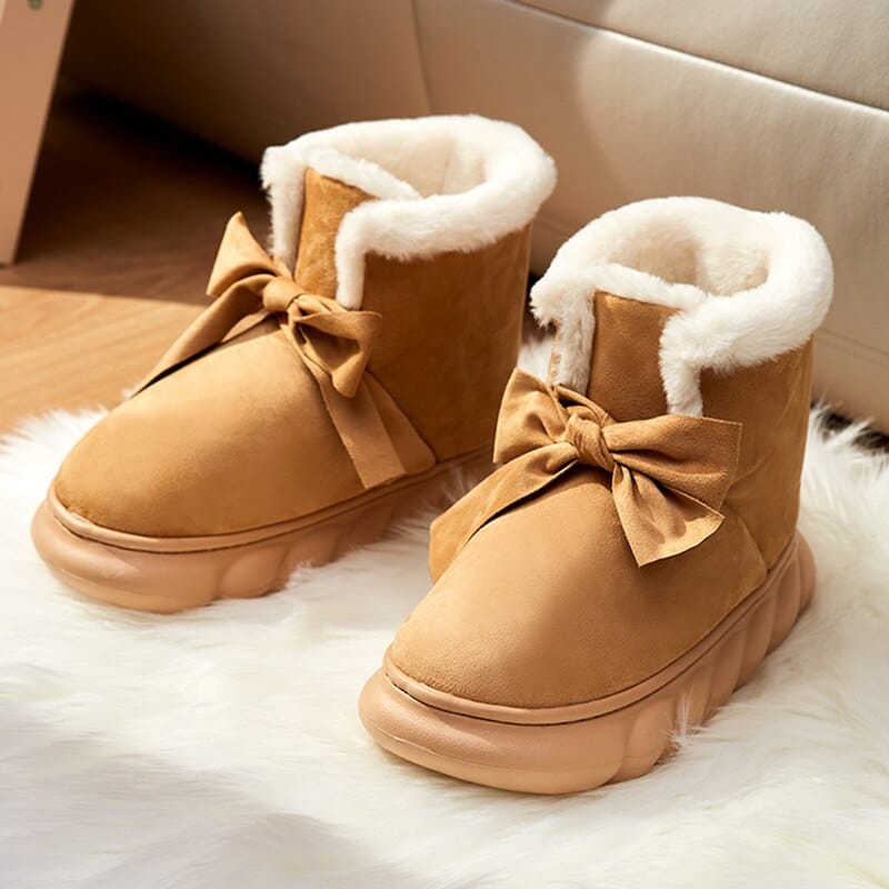 Bottines neige fourrées pour femme