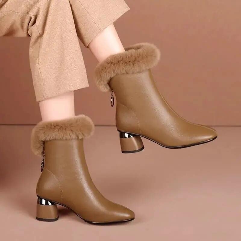 Bottes kaki élégantes