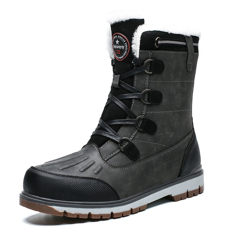 Bottes après-ski résistant de haute qualité - Gris
