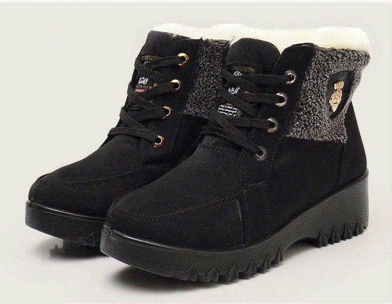 Bottes de neige citadine pour femme - Noir