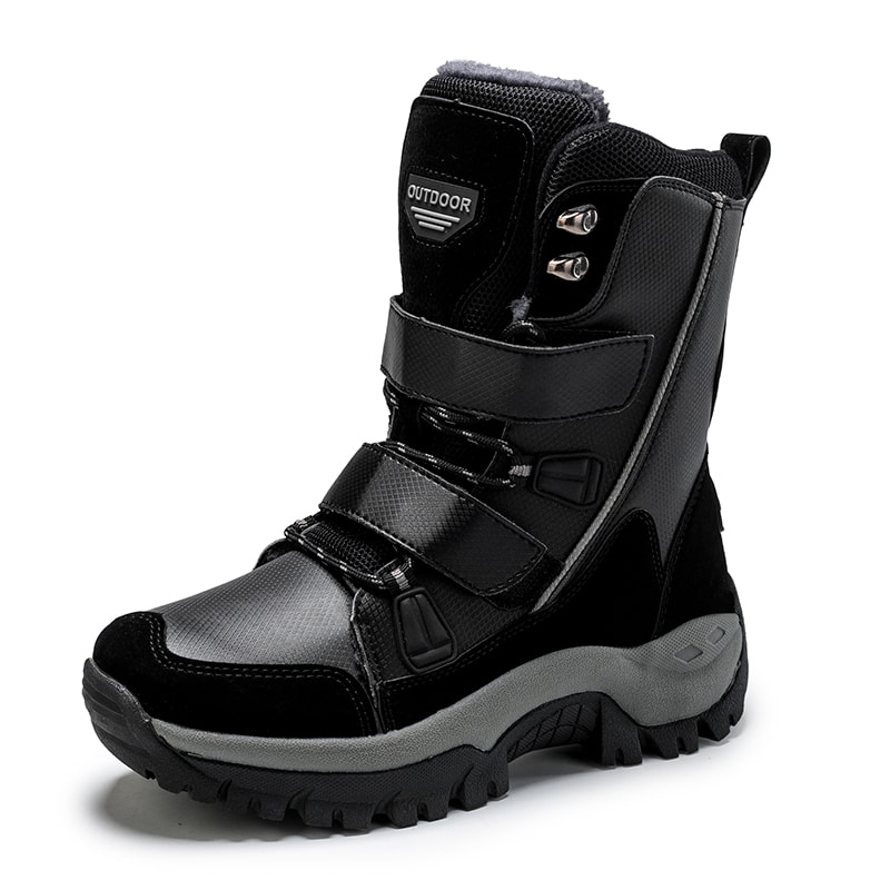 Bottes de neige chaudes pour Femme - Noir