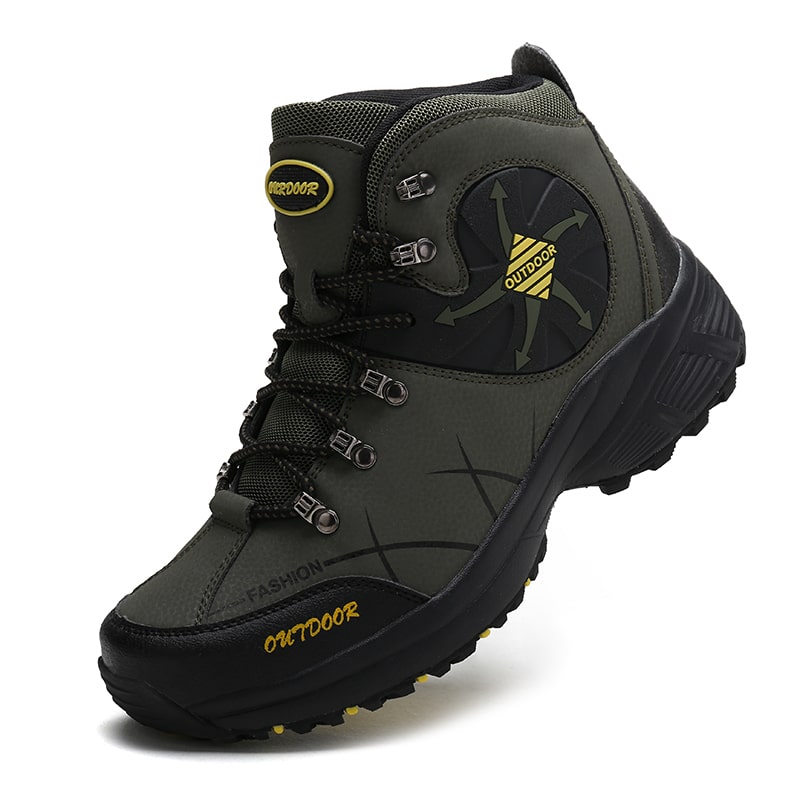 Bottes de marche randonnée montantes résistantes