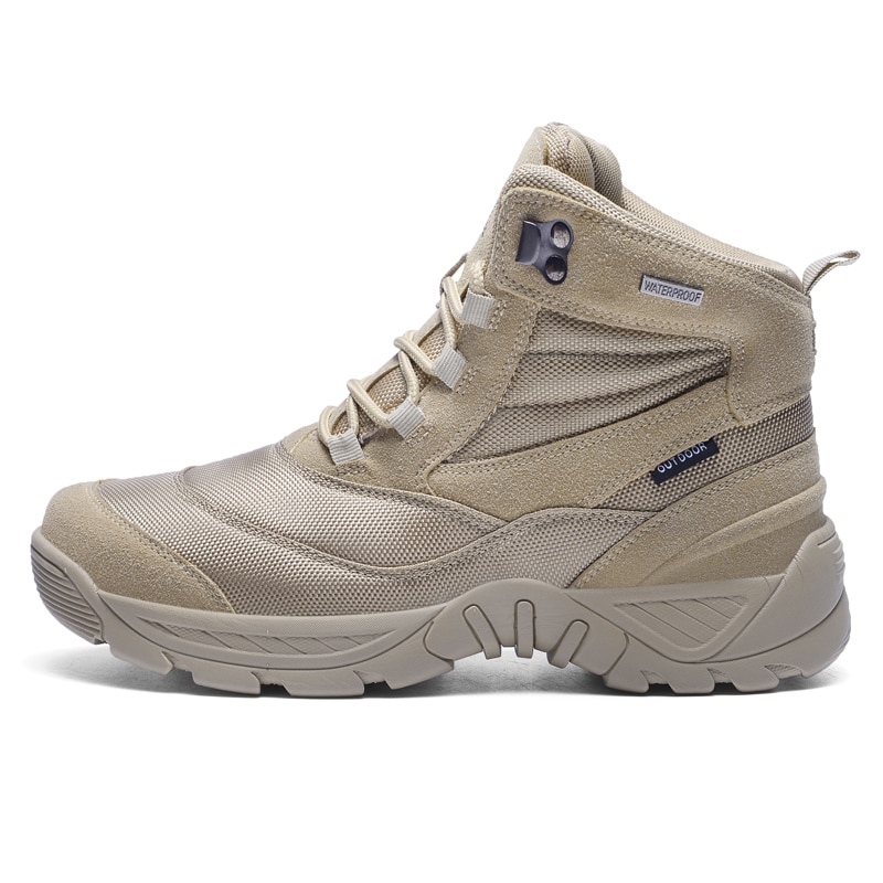 Bottes de marche de randonnée en maille respirante - Beige