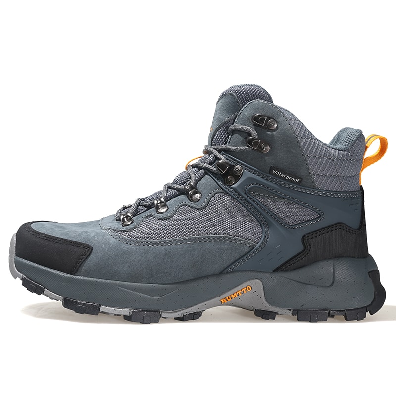 Bottes de marche chaussures imperméables pour homme - Blanc