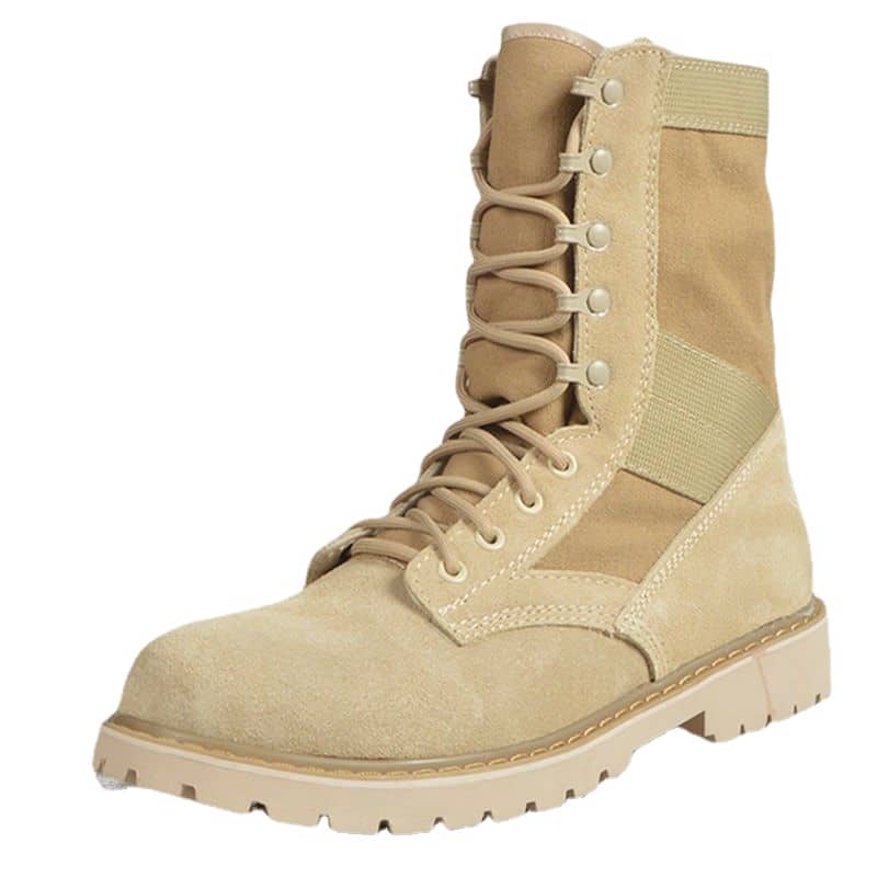 Bottes plate chaussures montante couleur sable pour homme ou femme