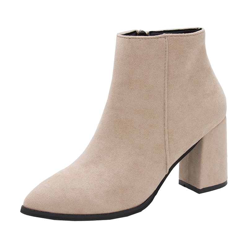 Bottes à talon femme courtes pour femmes