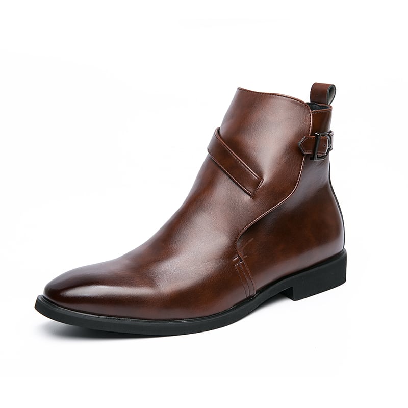 Bottes homme classique avec sangle à boucle